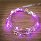 Гирлянда Роса, 2 м, 20 LED, цвет розовый работа от 2 батареек CR2032 в комплекте изображение 1
