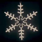Фигура LED Большая Снежинка, цвет тепло-белый, размер 95x95см IP65 изображение 1