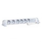 Фильтр сетевой ИЭК Comfort СФ-06К 6х2P+PE 16А 1,5м 3х1,5мм2 белый изображение 1