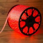 Светодиодный дюралайт 3W красный 36 LED/2,4Вт/м, свечение с динамикой, D13мм, бухта 100м изображение 1