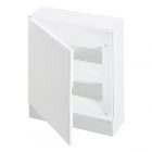 Шкаф настенный ABB Basic E 24М (2x12) белая непрозрачная дверь (с клеммами) BEW401224 изображение 1