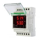 Регулятор температуры CRT-02 100-264В AC/DC, от -50 до +150 гр., 16А, гистерезис 0,5-25°С, 2NO/NC изображение 1