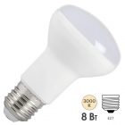 LLE-R63-8-230-30-E27 Лампа светодиодная ИЭК ECO R63 8W 3000K 230V E27 ИЭК рефлектор теплый свет изображение 1