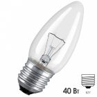 Лампа накаливания свеча Osram Classic B CL 40W E27 прозрачная изображение 1