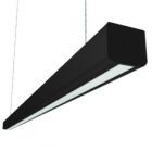 Светильник светодиодный Вартон Mercury LED Mall 1460х66х58мм опал 44W 4200K RAL9005 черный матовый изображение 1