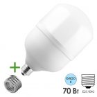 Лампа светодиодная Feron LED LB-65 70W 6400K 175-265V E27-E40 6600Lm дневной свет изображение 1