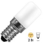 Лампа светодиодная для холодильника Feron LB-10 2W 2700K 230V E14 Freezer теплый свет изображение 1