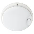 Светильник ИЭК LED ДПО 4200Д 12Вт IP54 6500K круг белый с инфракрасным датчиком движения изображение 1