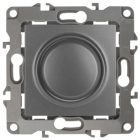 Светорегулятор поворотно-нажимной ЭРА 400ВА 230В IP20 12, графит 12-4101-12 изображение 1
