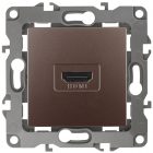 Розетка ЭРА HDMI IP20 12, бронза 12-3114-13 изображение 1
