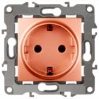 Розетка ЭРА 2P+E Schuko 16A-250В IP20 12, медь 12-2101-14 изображение 1