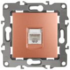Розетка информационная ЭРА RJ45 кат.5е IP20 12, медь 12-3107-14 изображение 1
