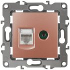 Розетка комбинированная ЭРА RJ45 кат.5е +TV IP20 12, медь 12-3110-14 изображение 1