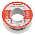Припой с канифолью Rexant 100г d1.0мм (Sn60 Pb40 Flux 2.2 %) изображение 1