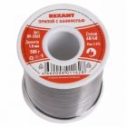 Припой с канифолью Rexant 500г d1.0мм (Sn60 Pb40 Flux 2.2 %) изображение 1
