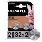 Батарейка Duracell 2032 (DL/CR2032) 3V литиевая для электронных устройств (упаковка 2 шт) 054967 изображение 1