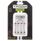 Зарядное устройство TR-120 для 2 или 4 аккумуляторов АА и ААА, 300мА для АА и 180мА для ААА 018483 изображение 1