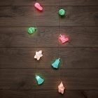 Гирлянда светодиодная Новый год 1,5 м, прозрачный ПВХ, 10 LED, теплый белый, питание 2 x АА изображение 1