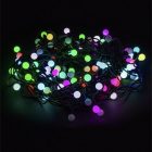 Гирлянда светодиодная TDM Шарики 100LED, 10м, многоцветн, каучук черный, посл.подключ., 250В, IP65 изображение 1