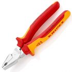 Пассатижи Knipex усиленные 180мм с изолированными двухкомпонентными рукоятками VDE 1000V изображение 1