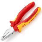 Пассатижи Knipex хромированные 160мм с изолированными двухкомпонентными рукоятками VDE 1000V изображение 1