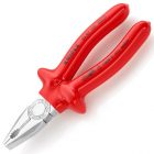 Пассатижи Knipex 180мм с изолированными однокомпонентными рукоятками VDE 1000V изображение 1
