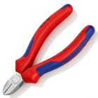 Кусачки боковые Knipex 125мм хромированные с двухкомпонентными рукоятками изображение 1