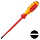 Отвертка Knipex диэлектрическая шлиц 4,0х0,8мм 100мм тонкий стержень VDE 1000V изображение 1