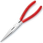 Длинногубцы Knipex прямые с режущими кромками 200мм хромированные с однокомпонентными рукоятками изображение 1