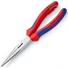 Длинногубцы Knipex прямые с режущими кромками 200мм хромированные со страховочным кольцом изображение 1