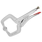 Клещи зажимные сварочные Knipex зажим до 90мм с подвижными губками для заготовок с ребрами L-280мм изображение 1