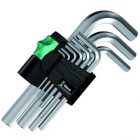 Набор Г-образных ключей Wera метрических, хромированных, 9шт 950/9 SM N изображение 1