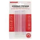 Клеевые стержни Rexant 7,4мм 100мм прозрачные (упак. 6шт.) изображение 1