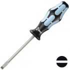 Шлицевая плоская отвертка нержавеющая сталь Wera 1.2 x 6.5 x 150mm Kraftform Edelstahl 3334 изображение 1