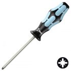 Отвертка крестовая нержавеющая сталь Wera Pozidriv PZ 1 x 80mm Kraftform Edelstahl 3355 PZ изображение 1