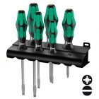 Набор отверток 6 штук на подставке Wera Kraftform Plus Lasertip 334/355 SK/6 Rack изображение 1