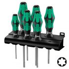 Набор отверток звездочка 6 штук на подставке Wera Kraftform Plus TORX HF 367/6 Rack изображение 1