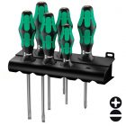 Набор отверток 6 штук на подставке Wera Kraftform Plus Lasertip 334/6 Rack изображение 1