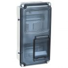 Корпус пластиковый влагозащищенный ИЭК KREPTA 5 ЩУРн-П 1/8 на однофазный счетчик и 8 модулей IP66 PC изображение 1