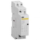 Контактор модульный ИЭК КМ20-11М AC 20А 2 полюса 1НО+1НЗ катушка 230В 1 модуль изображение 1