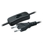 Шнур Navigator 94 668 NPS-FS-170-2x0.75-BL 1.7м с выкл. черный изображение 1
