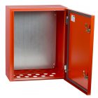Корпус металлический ИЭК ЩМП-1-0 У2 (395х310х220мм) IP54 RAL3020 с монтажной панелью изображение 1
