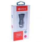 USB зарядка для мобильных устройств Intro CC120 USB Car charger DC 12V 2,4A изображение 1