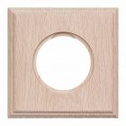 Рамка 1-я под диаметр бревна 200мм скрытый монтаж Bironi Шедель, дерево Натурель квадрат изображение 1