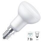 Лампа светодиодная Osram LEDS R50 7W (60W) 840 4000K 230V FR E14 600Lm белый свет изображение 1