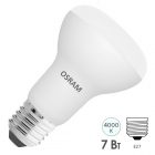 Лампа светодиодная Osram LEDS R63 7W (60W) 840 4000K 230V FR E27 600Lm белый свет изображение 1