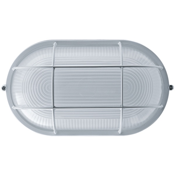 Светильник Navigator 94 805 NBL-O2-100-E27/WH 100W 155x265x110mm (аналог НПБ/НПП) белый с решеткой изображение 1
