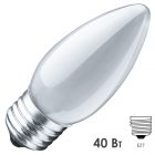 Лампа накаливания свеча Navigator 94 326 NI-B-40-230-E27-FR 40W 230V матовая изображение 1