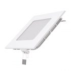 Светильник встраиваемый Gauss ультратонкий квадратный IP20 6W 120х120х22mm (105х105mm) 4100K 400Lm изображение 1