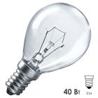 Лампа накаливания шарик Navigator 94 314 NI-C-40-230-E14-CL 40W 230V прозрачная (КНР) изображение 1